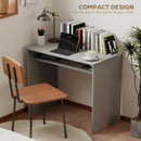 HOMCOM Computer Desk Writing Table Study Workstation Storage