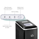 HOMCOM Ice Maker 12kg - Black