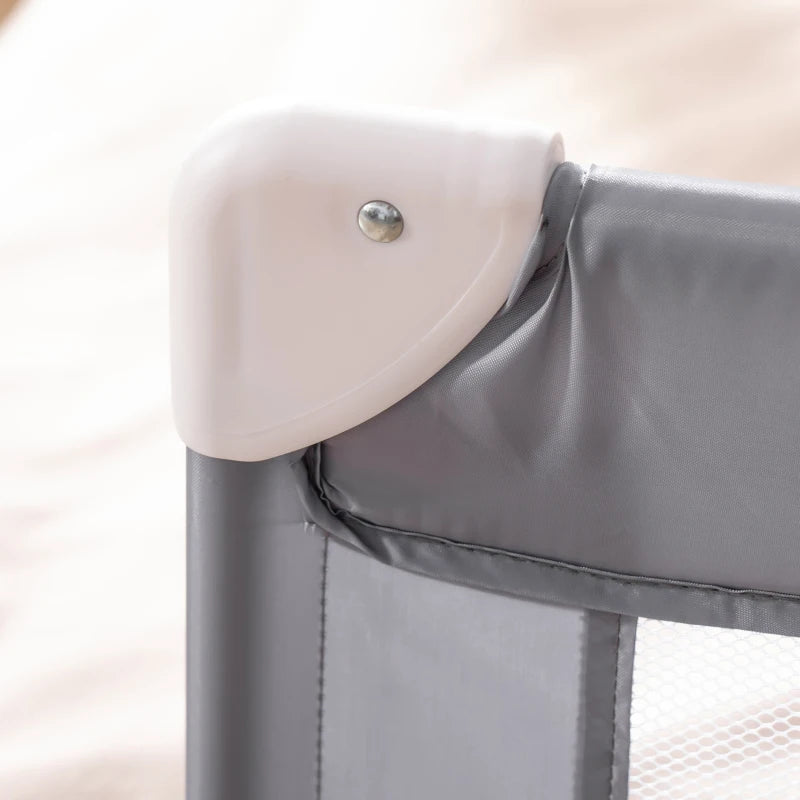 HOMCOM Children's Protective Bed-Side Guard - Grey