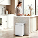 HOMCOM Kitchen Bin with Fast Motion Sensor, 40L Stainless Steel Sensor Bin