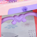 HOMCOM Dressing Table Playset - Pink Purple