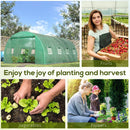 Outsunny Greenhouse Tunnel 6 X 3 M - Green