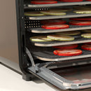 HOMCOM Food Dehydrator with 6 Stainless Steel Tray, for Fruit, Meat