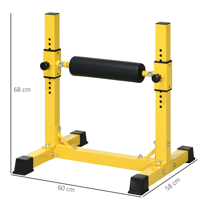 SPORTNOW Bulgarian Split Squat Stand, 12-Level Leg Training Machine