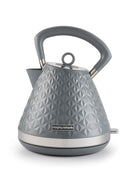 Morphy Richards Vector 1.5L Grey Pyramid Kettle