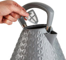 Morphy Richards Vector 1.5L Grey Pyramid Kettle