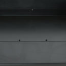 Outsunny Charcoal BBQ Grill with Side Table, Storage Shelf and Wheels