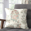 D & D Indira Filled Cushion In Coral/Natural