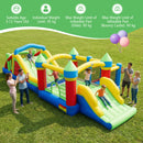 Inflatable Bounce Castle With Jumping House And Crawling Tunnels (Without Blower)