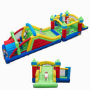 Inflatable Bounce Castle With Jumping House And Crawling Tunnels (Without Blower)