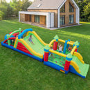 Inflatable Bounce Castle With Jumping House And Crawling Tunnels (Without Blower)