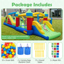Inflatable Bounce Castle With Jumping House And Crawling Tunnels (Without Blower)