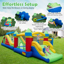 Inflatable Bounce Castle With Jumping House And Crawling Tunnels (Without Blower)