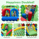Inflatable Bounce Castle With Jumping House And Crawling Tunnels (Without Blower)