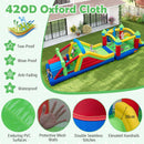 Inflatable Bounce Castle With Jumping House And Crawling Tunnels (Without Blower)