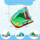 Inflatable Water Slide with 680W Blower for Kids Aged 3-12