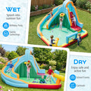 Inflatable Water Slide with 680W Blower for Kids Aged 3-12