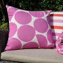 Fusion Ingo Outdoor Filled Cushion in Pink/Green