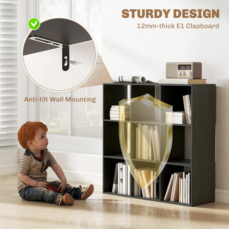 HOMCOM 9 Cube Storage Unit Cabinet Bookcase Display Shelves