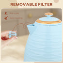 HOMCOM Electric Kettle, Fast Boil, 1.7L, 3kW, Swivel,