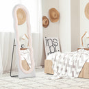 HOMCOM Full Length Mirror, Standing, Leaning or Wall Mirror