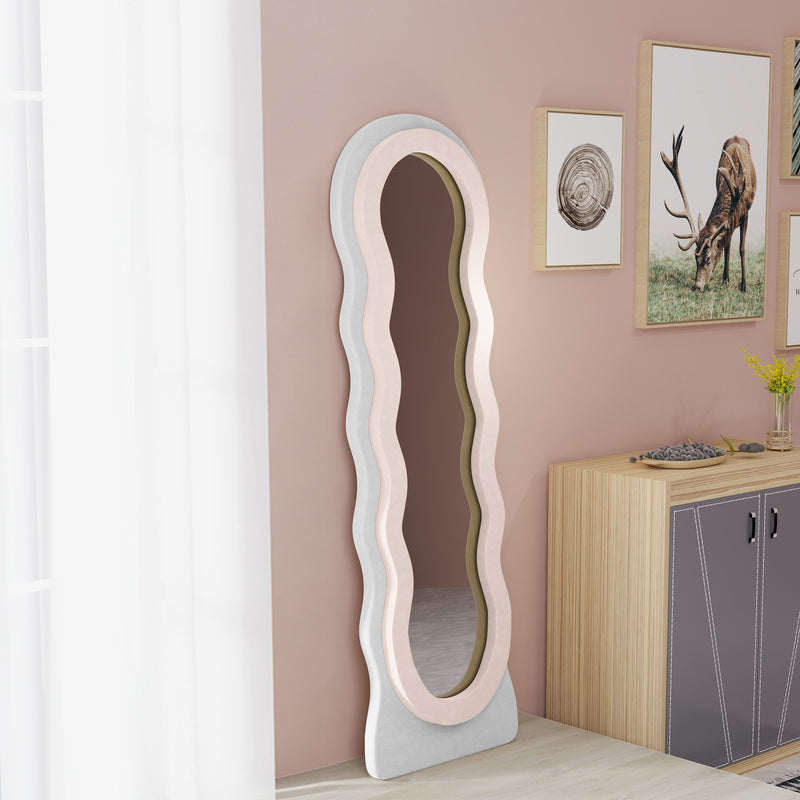 HOMCOM Full Length Mirror, Standing, Leaning or Wall Mirror