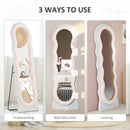 HOMCOM Full Length Mirror, Standing, Leaning or Wall Mirror