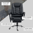 Vinsetto Ergonomic Heated 6 Points Vibration Massage Office Chair