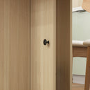 HOMCOM Folding Dining Table, Drop Leaf Table With Drawers Distressed