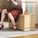 HOMCOM Storage Trunk for Living Room, with Safety Hinges 80cm