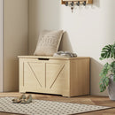 HOMCOM Storage Trunk for Living Room, with Safety Hinges 80cm