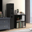 HOMCOM Bookshelf Display Storage Shelf With 2 Compartments For Study