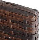 Outsunny Rattan Dining Set 9 Piece - Brown