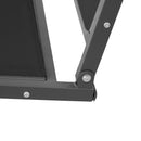 Outsunny 3 Seater Garden Swing Patio Hammock w/ Canopy for Outdoor Black