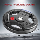 SPORTNOW 2 x Olympic Weight Plates, Weight Plate Discs with Tri-Grips