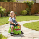 AIYAPLAY Kids Ride On Car, Dinosaur Shape Toddler Walker, Green