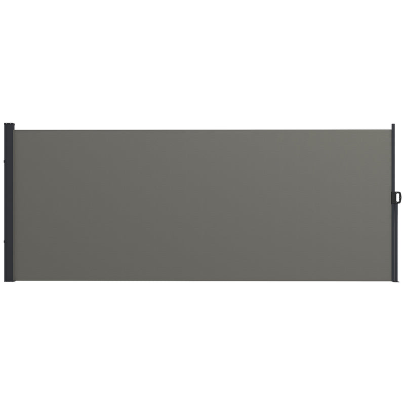 Outsunny Side Awning Retractable, Privacy Screen, 400x160cm