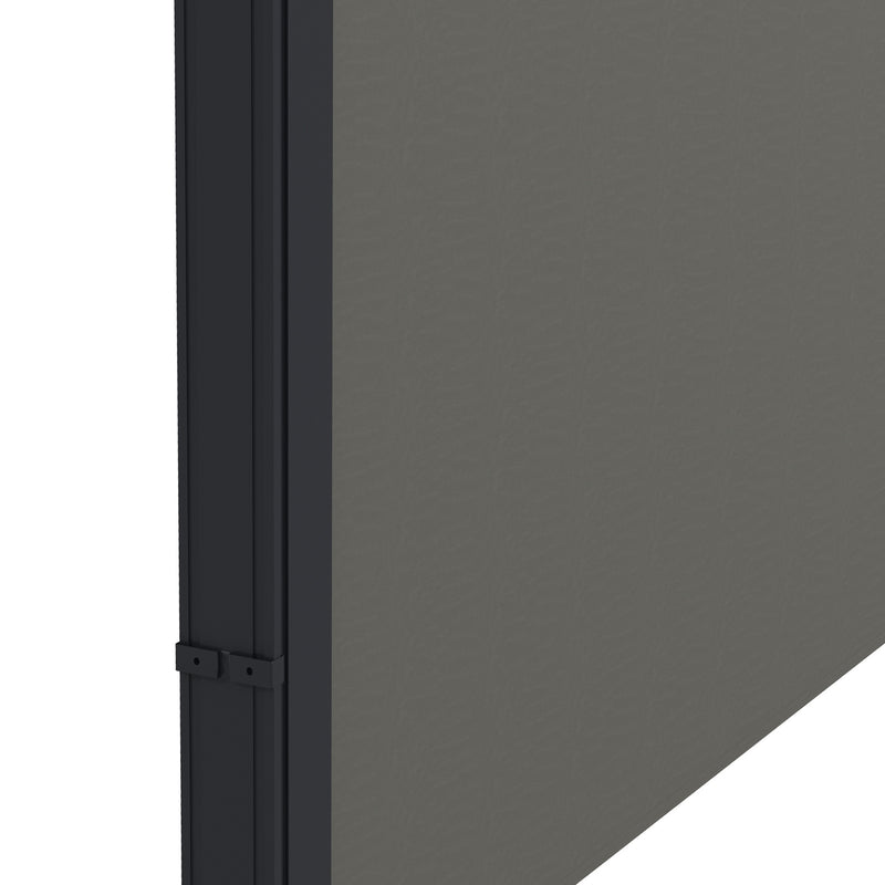 Outsunny Side Awning Retractable, Privacy Screen, 400x160cm
