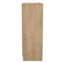 Alaska Ready Assembled 5 Drawer Chest in Slat Effect & Nebraska Oak