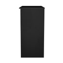 Alaska Ready Assembled Vanity in Slat Effect & Black