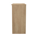 Alaska Ready Assembled Vanity in Slat Effect & Nebraska Oak