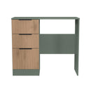 Alaska Ready Assembled Vanity in Slat Effect & Reed Green