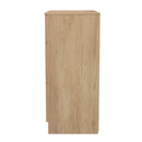 Alaska Ready Assembled 3 Drawer Deep Chest in Slat Effect & Nebraska Oak