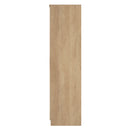 Alaska Ready Assembled 2 Door Wardrobe in Slat Effect & Nebraska Oak