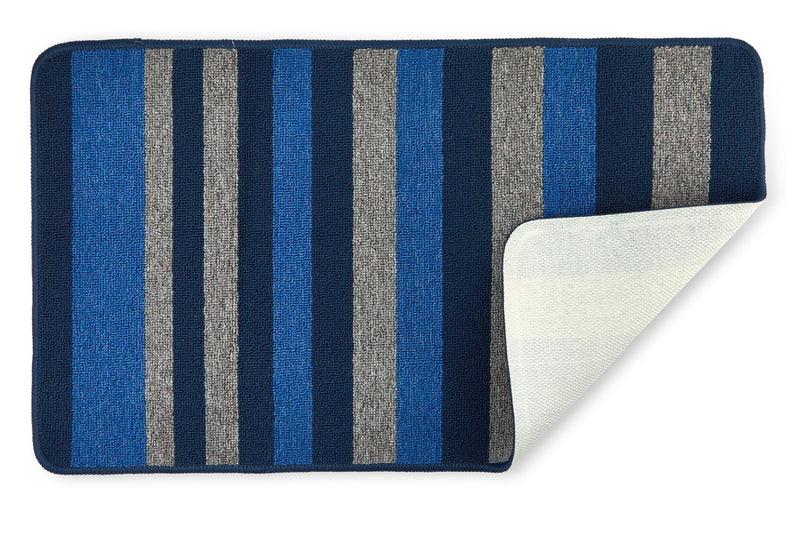 Jersey - Contrast Stripe 2pc Bath set in Blue