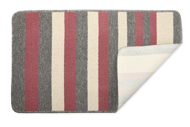 Jersey - Contrast Stripe 2pc Bath set in Pink