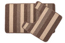Jersey - Contrast Stripe 2pc Bath set in Taupe