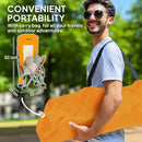 Outsunny Set Of 2 Folding Beach Chair, Camping Chair With Carry Bag