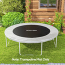 SPORTNOW Trampoline Mat with 42 V-Hooks, for 8ft Trampoline, Black