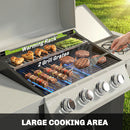 Outsunny 4+1 Burner Gas BBQ Grill with Side Burner, 50000 BTU Gas Grill